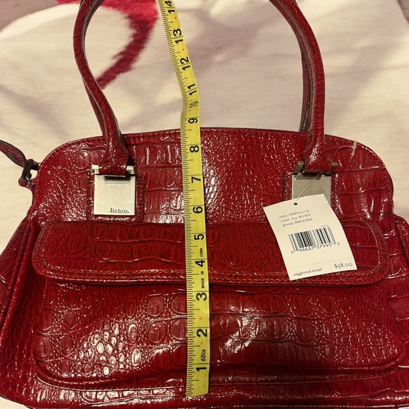 NWT Liz & Co. Ruby Red Handbag - Picture 4 of 4